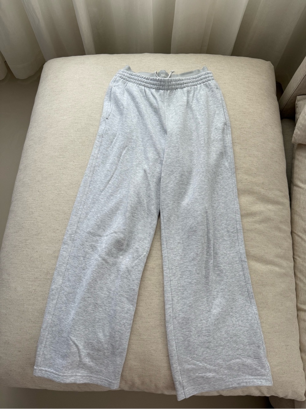 Skims Cotton Fleece exposed boxer pant